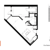 Floor plan: One Bedroom A1