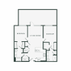 Floor plan: B1B
