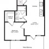 Floor plan: 1A w/ Balcony