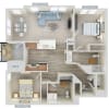 Floor plan: B2-1161-6217