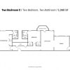 Floor plan: 2BRC