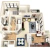 Floor plan: A3 - Leland