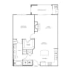 Floor plan: 1 Bed/1 Bath-A10