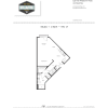 Floor plan: 1 Bedroom, 1 Bathroom