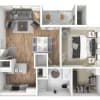 Floor plan: 1 x 1