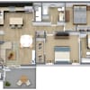 Floor plan: 2x2Park