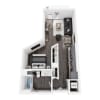 Floor plan: 0x1-STDB