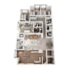 Floor plan: 4x2 Large - Silver