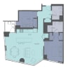 Floor plan: 2 Bedroom 04-Tower A