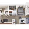Floor plan: 0 Bedroom 1 Bathroom