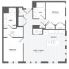 Floor plan: 2 Bed/2 Bath-B9