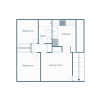 Floor plan: 2 Bedroom 1 Bathroom