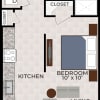 Floor plan: Studio