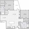 Floor plan: B3A