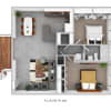 Floor plan: Two Bedroom