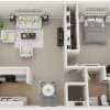 Floor plan: One Bedroom One Bath B