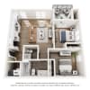 Floor plan: Two-Bedroom 2A