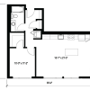 Floor plan: 1x1 C21