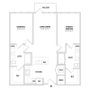 Floor plan: B1A