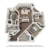 Floor plan: Three Bedroom Two Bath - Phase 2