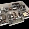 Floor plan: 2 BR Grand Overlook