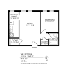 Floor plan: 1 Bedroom