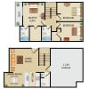 Floor plan: Plan D - Townhome