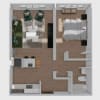 Floor plan: 1 Bedroom