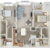 Floor plan: B1-1104-ter