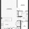 Floor plan: 1 Bed/1 Bath-F_A05