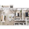 Floor plan: 2 Bedroom