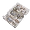 Floor plan: 2 Bed 2 Bath