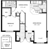 Floor plan: Cambridge A1D