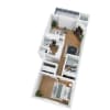 Floor plan: 1x1