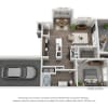 Floor plan: Andover Park 1A4