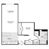 Floor plan: E-1 Junior