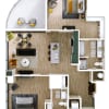 Floor plan: B7 - Penthouse