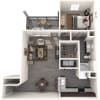 Floor plan: A1X-1x1