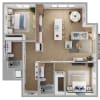 Floor plan: B3a