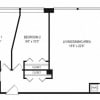 Floor plan: 2 Bed 1 Bath - B