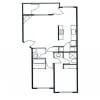 Floor plan: 2x2d -1005