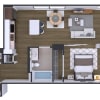 Floor plan: 301-A01