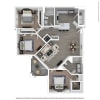 Floor plan: C2A