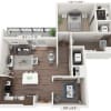 Floor plan: One Bedroom A1ID