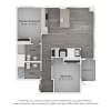 Floor plan: Two Bedroom Two Bathroom (971 SF)