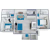 Floor plan: B1 Platinum