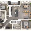 Floor plan: B2K
