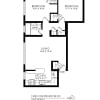 Floor plan: 2 Bedroom