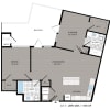 Floor plan: 2BR/2BA