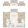 Floor plan: Two Bedroom (B3)